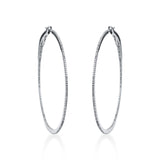 Creolen 18 kt WG, 272 Dia. 0,51 ct, TW-si