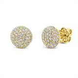 Ohrstecker 18 kt GG, 110 Brill. 1,12 ct, TW-vsi