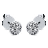 Ohrstecker 18 kt WG, 28 Brill. 0,31 ct, TW-si
