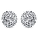 Ohrstecker 18 kt WG, 158 Brill. 2,17 ct, TW-vsi