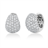 Creolen 18 kt WG, 112 Brill. 1,66 ct, TW-vsi
