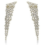 Ohrschmuck 18 kt GG, 172 Brill. 14,12 ct, TW-vsi