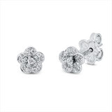 Ohrstecker 18 kt WG, 32 Brill. 0,21 ct, TW-vsi