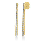Ohrschmuck 18 kt GG, 12 Brill. 0,17 ct, TW-si, 8 Brill. 0,06 ct, TW-si, 6 Brill. 0,12 ct, TW-si, 14 Brill. 0,07 ct, TW-si