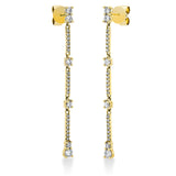 Ohrschmuck 18 kt GG, 50 Brill. 0,78 ct, TW-si