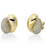 Ohrstecker 18 kt GG, 60 Brill. 1,02 ct, TW-si