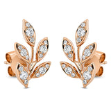 Ohrstecker 18 kt RG, 30 Brill. 0,57 ct, TW-si