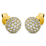 Ohrstecker 18 kt GG, 74 Brill. 0,73 ct, TW-vsi