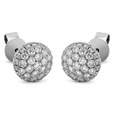 Ohrstecker 18 kt WG, 74 Brill. 0,73 ct, TW-vsi