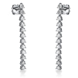 Ohrschmuck 18 kt WG, 24 Brill. 1,90 ct, TW-si