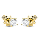 Ohrstecker 18 kt GG, 2 Brill. 0,29 ct, TW-si