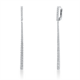 Ohrschmuck 18 kt WG, 26 Brill. 0,43 ct, 8 Brill. 0,24 ct, 10 Brill. 0,56 ct, 18 Brill. 0,10 ct, TW-si
