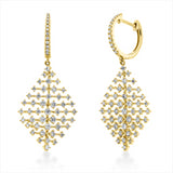 Ohrschmuck 18 kt GG, 82 Brill. 1,10 ct, F-vsi/si, 12 Brill. 0,34 ct, F-vsi/si, 26 Brill. 0,12 ct, F-vsi/si
