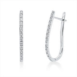 Creolen 18 kt WG, 26 Brill. 0,23 ct, TW-pi