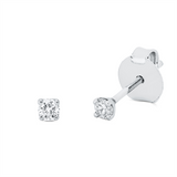 Ohrstecker 18 kt WG, 2 Brill. 0,10 ct, TW-si