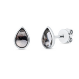 Ohrstecker 18 kt WG, 2 Amethyste 0,69 ct grün