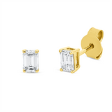 Ohrstecker 18 kt GG, GIA 6525725460, GIA 152574979, 2 Sm.schliff 0,60 ct, E-vs2