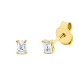Ohrstecker 18 kt GG, 2 Sm.schliff 0,35 ct, TW-si