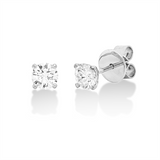 Ohrstecker 18 kt WG, GIA1528556178+GIA5526383452, 2 Brill. 0,60 ct, TW-vs2