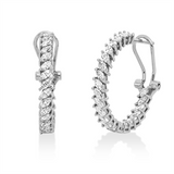 Creolen 18 kt WG, 48 Nav. 1,82 ct, TW-vsi/si