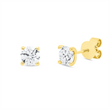 Ohrstecker 18 kt GG, GIA2544386452+GIA1549715026, 2 Brill. 1,40 ct, TW-si