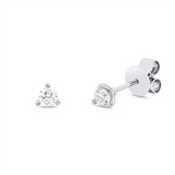 Ohrstecker 18 kt WG, 2 Brill. 0,30 ct, TW-si