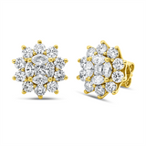 Ohrschmuck 18 kt GG, 8 Nav. 0,82 ct, F/TW-si, 20 Brill. 1,79 ct, F/TW-si, 2 Princ. 0,26 ct, F/TW-si