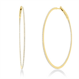 Creolen 18 kt GG, 324 Dia. 0,68 ct, TW-si