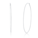 Creolen 18 kt WG, 454 Dia. 1,15 ct, TW-si