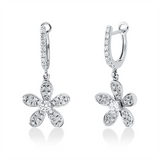 Ohrschmuck 18 kt WG, 78 Brill. 0,72 ct, TW-vsi