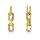 Ohrschmuck 18 kt GG, 26 Brill. 1,67 ct, TW-si, 34 Brill. 0,74 ct, TW-si