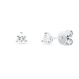 Ohrschmuck 18 kt WG, 30 Nav. 1,23 ct, TW-pi