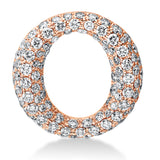 Anhänger 18 kt RG, 104 Brill. 1,33 ct, TW-vsi