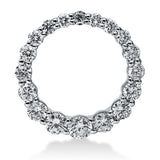Anhänger 18 kt WG, 18 Brill. 0,45 ct, TW-si