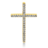 Anhänger 18 kt GG, 29 Brill. 0,09 ct, TW-si