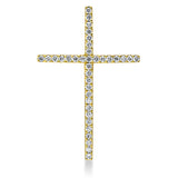 Anhänger 18 kt GG, 36 Brill. 0,11 ct, TW-si