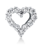 Anhänger 18 kt WG, 12 Brill. 0,19 ct, TW-si