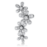Anhänger 18 kt WG, 44 Brill. 0,97 ct, TW-vsi