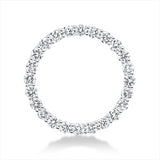 Anhänger 18 kt WG, 24 Brill. 0,94 ct, TW-si