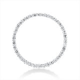 Anhänger 18 kt WG, 37 Brill. 0,44 ct, TW-si