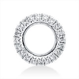 Anhänger 18 kt WG, 20 Brill. 0,33 ct, TW-si