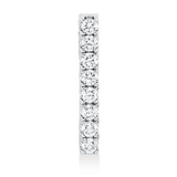 Anhänger 18 kt WG, 8 Brill. 0,38 ct, TW-si