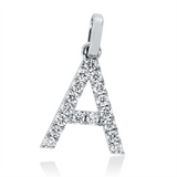 Anhänger 18 kt WG, 17 Brill. 0,18 ct, TW-si