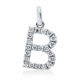 Anhänger 18 kt WG, 21 Brill. 0,22 ct, TW-si