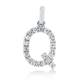 Anhänger 18 kt WG, 20 Brill. 0,21 ct, TW-si