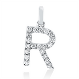Anhänger 18 kt WG, 20 Brill. 0,21 ct, TW-si