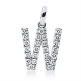 Anhänger 18 kt WG, 25 Brill. 0,26 ct, TW-si