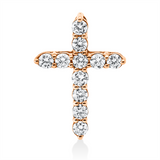 Anhänger 18 kt RG, 11 Brill. 0,31 ct, TW-si