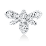 Anhänger 18 kt WG, 25 Brill. 0,40 ct, TW-si