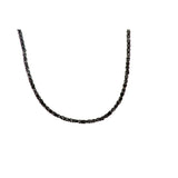 Collier 18 kt WG, Brill. 3,85 ct, schwarz